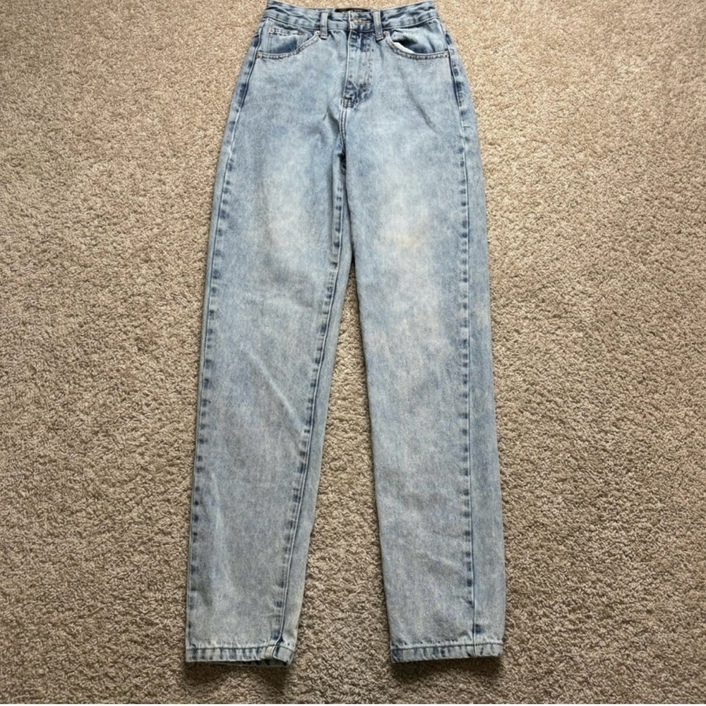 White Fox Who's That Girl straight leg denim